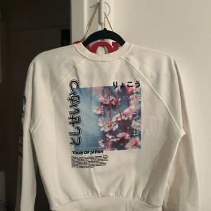 Sweatshirt  - Sweatshirt med coolt tryck på ryggen. 