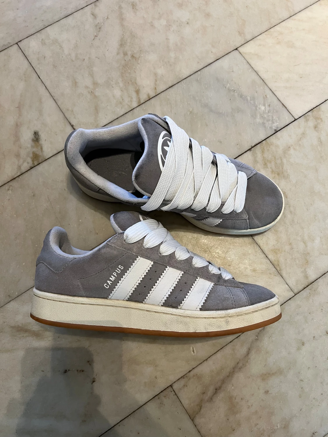 Grå Adidas Campus sneakers - 4