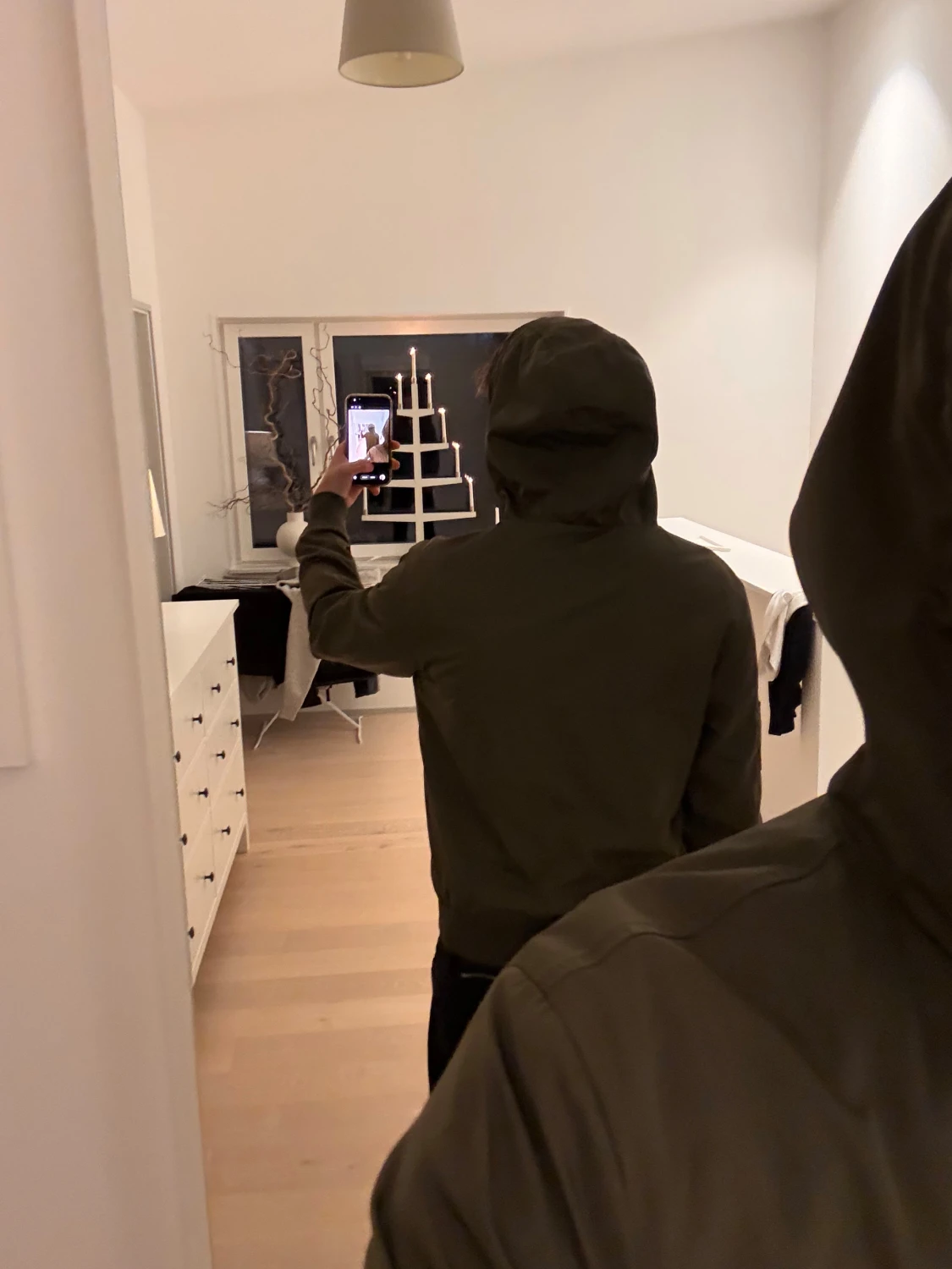 Olivgrön vindjacka  - 1