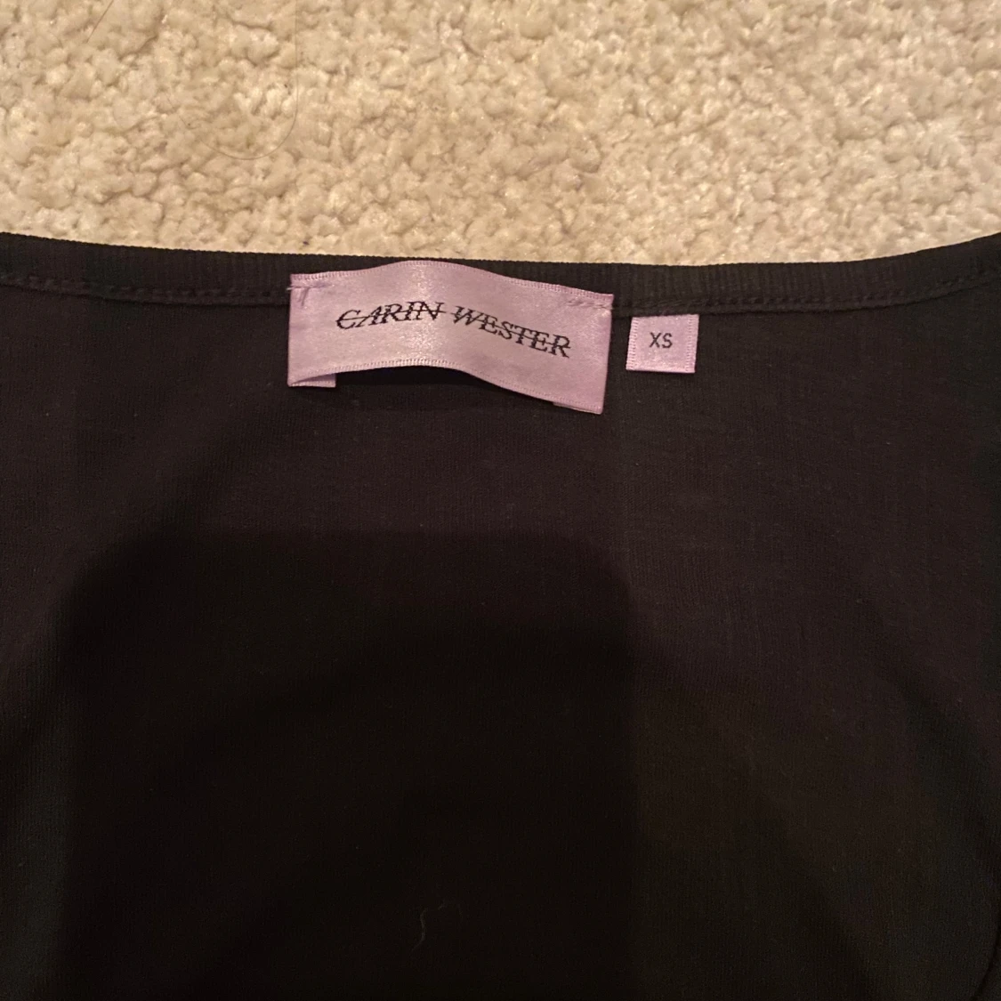 Svart långärmad topp Carin Wester XS - 1