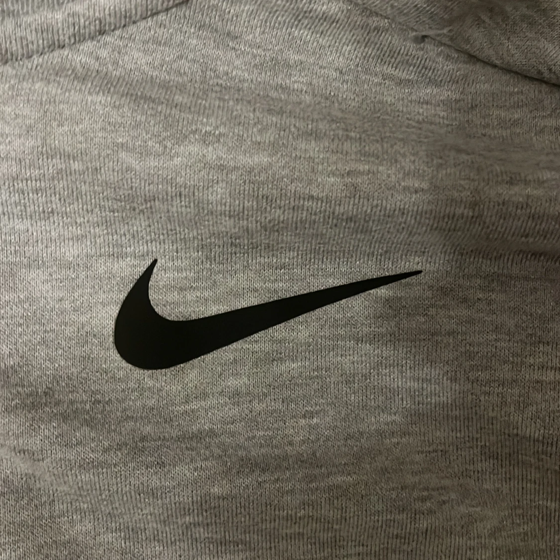 Grå Nike hoodie med dragkedja - 4