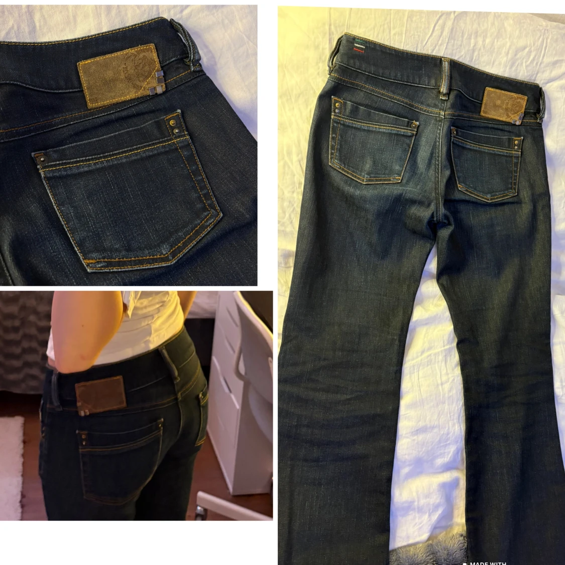 Diesel jeans mörkblå bootcut - 2