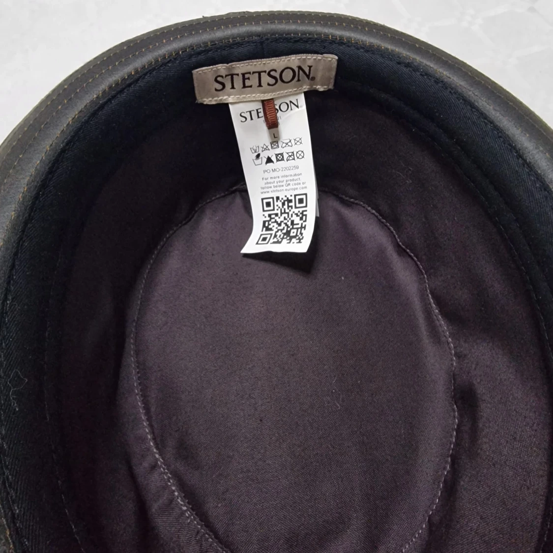 Svart Stetson hatt i skinn - 2