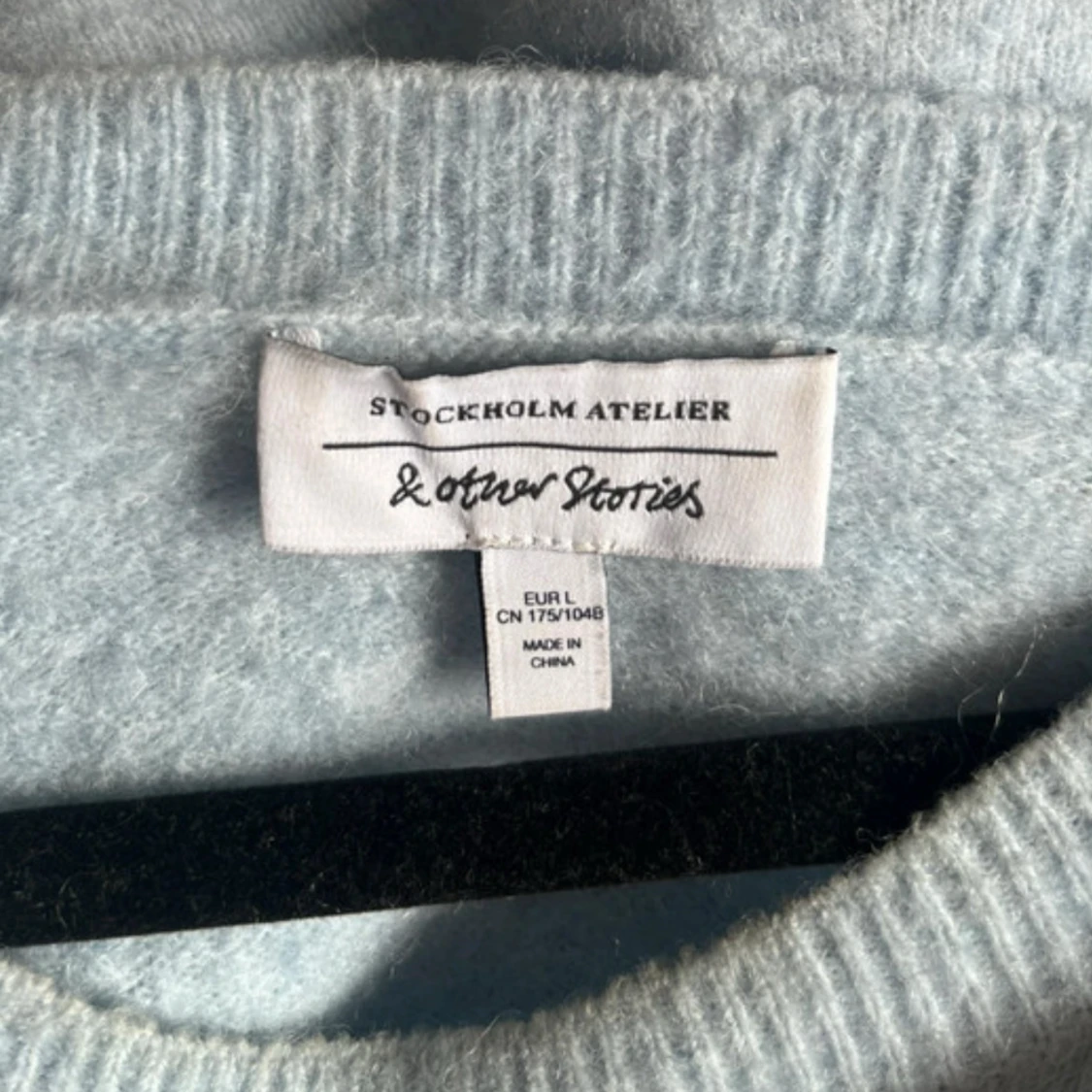 Ljusblå stickad tröja & Other Stories - 1