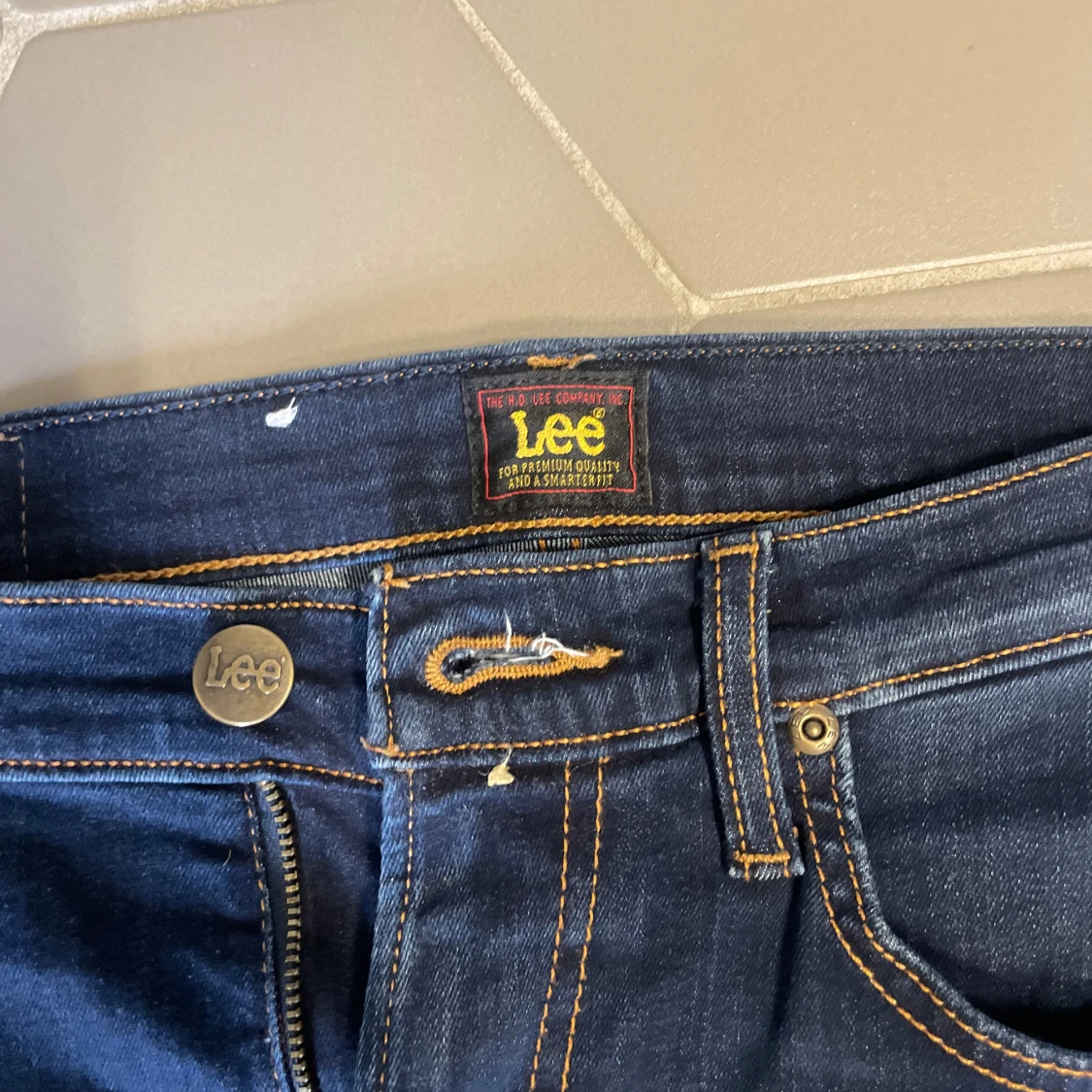 Mörkblå skinny jeans från Lee - 2