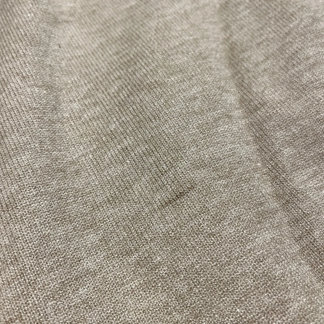 Beige kachmir hoodie med snörning - 3