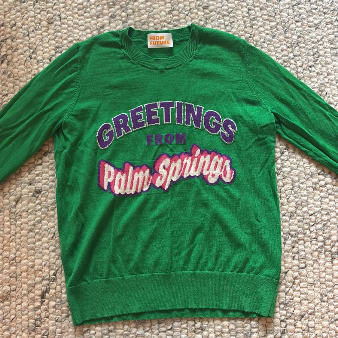 Grön merinoullströja från From Future