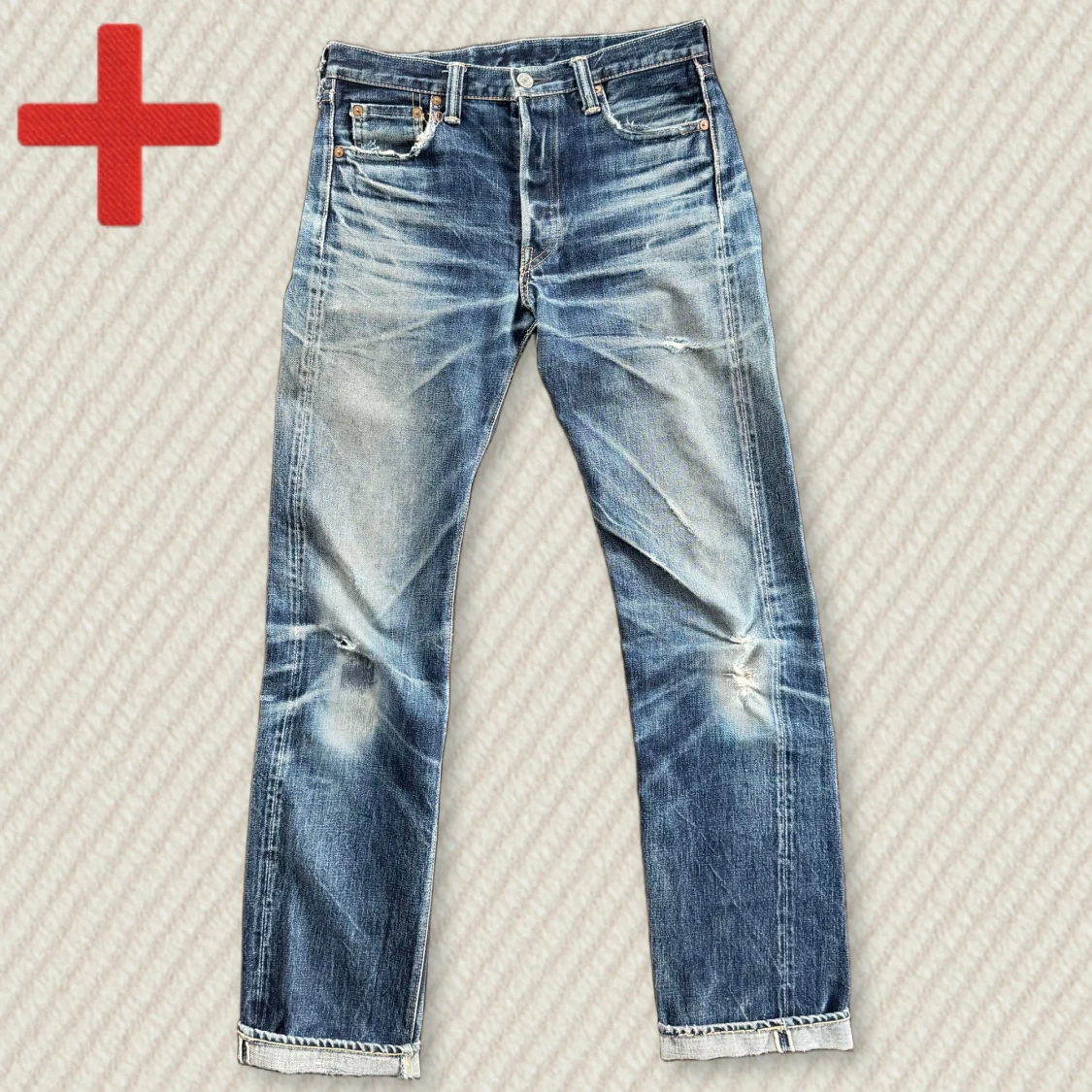 Vintage Japanska Selvedge Jeans (Fullcount)