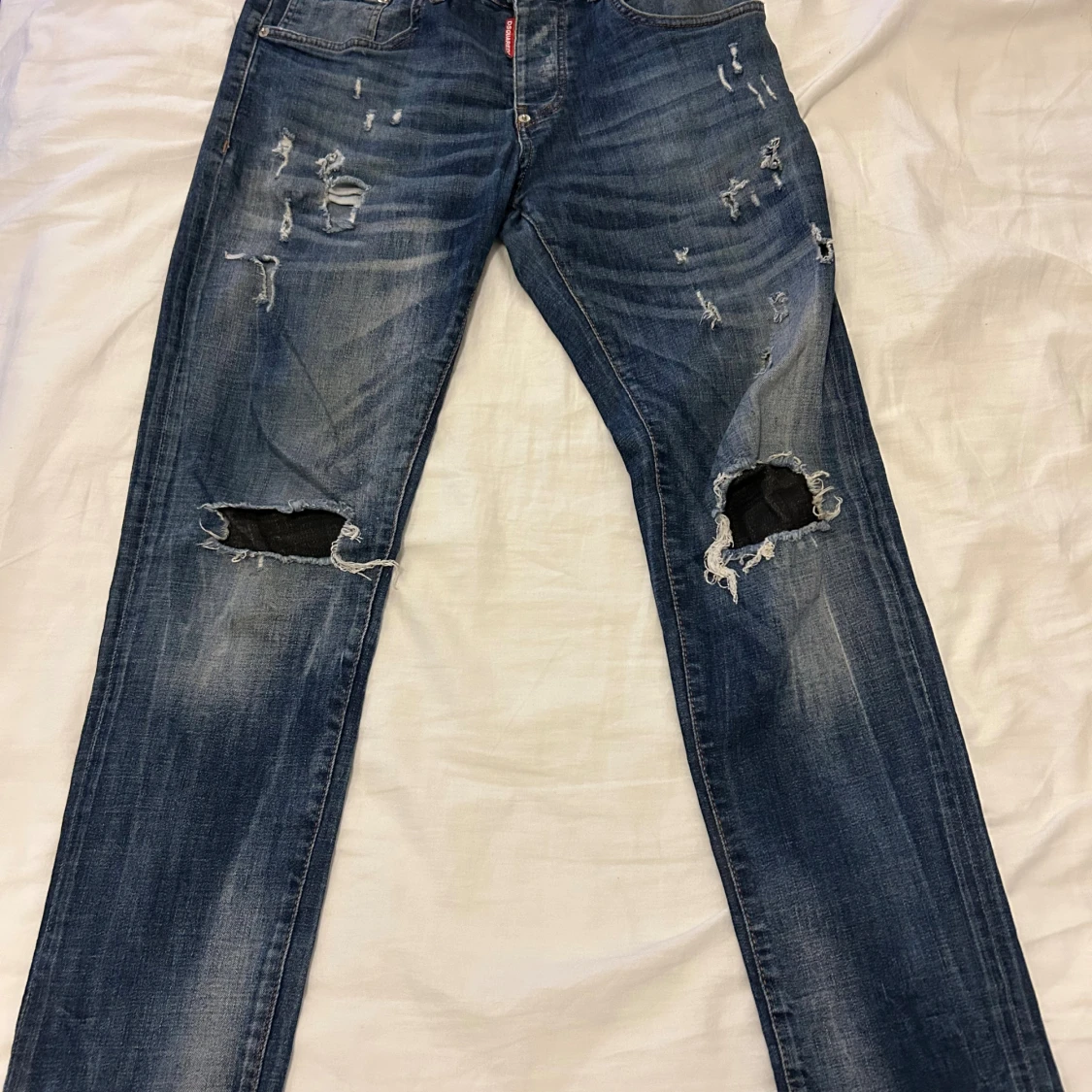 blåa dsquared jeans