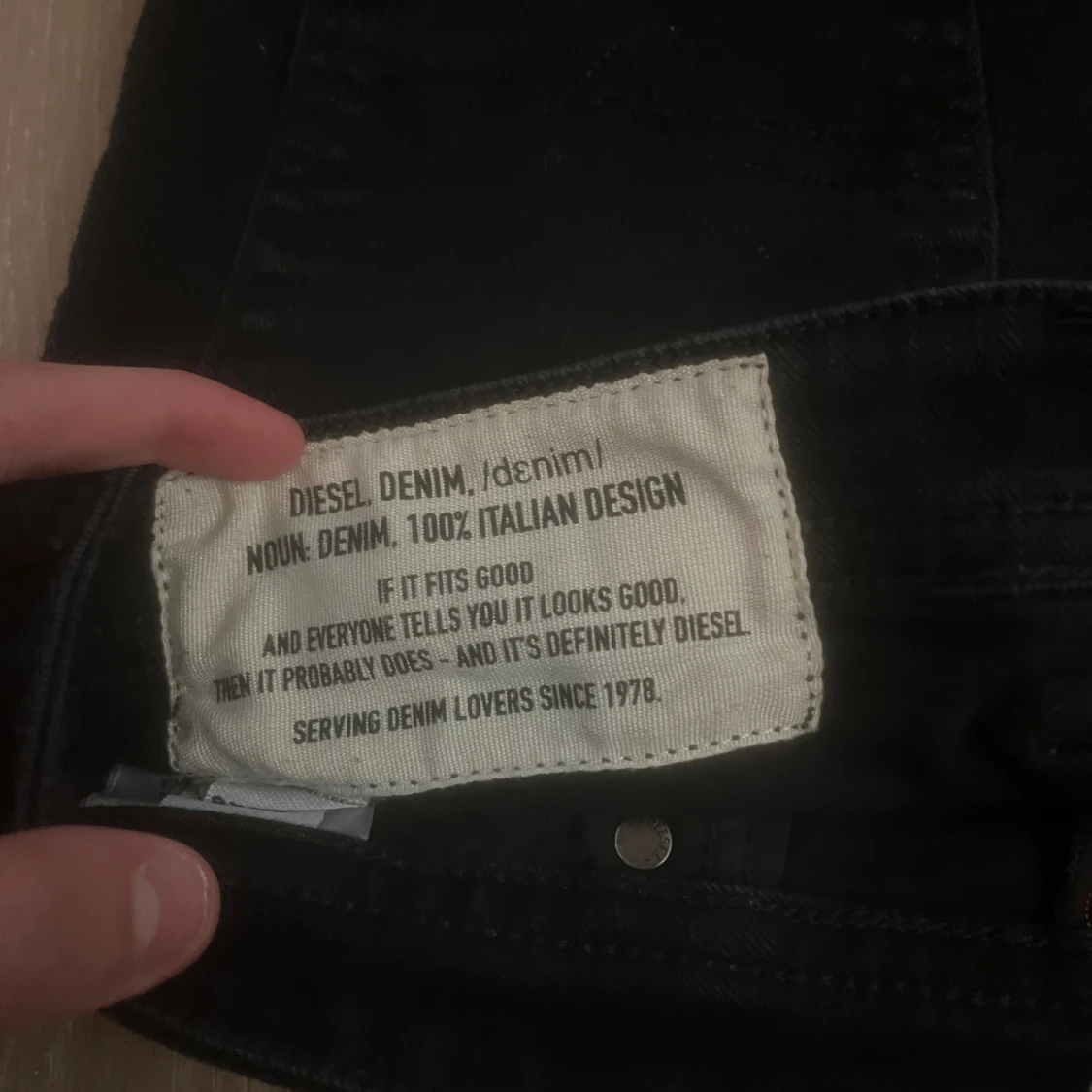 Svarta Diesel Buster jeans W28 L32 - 3