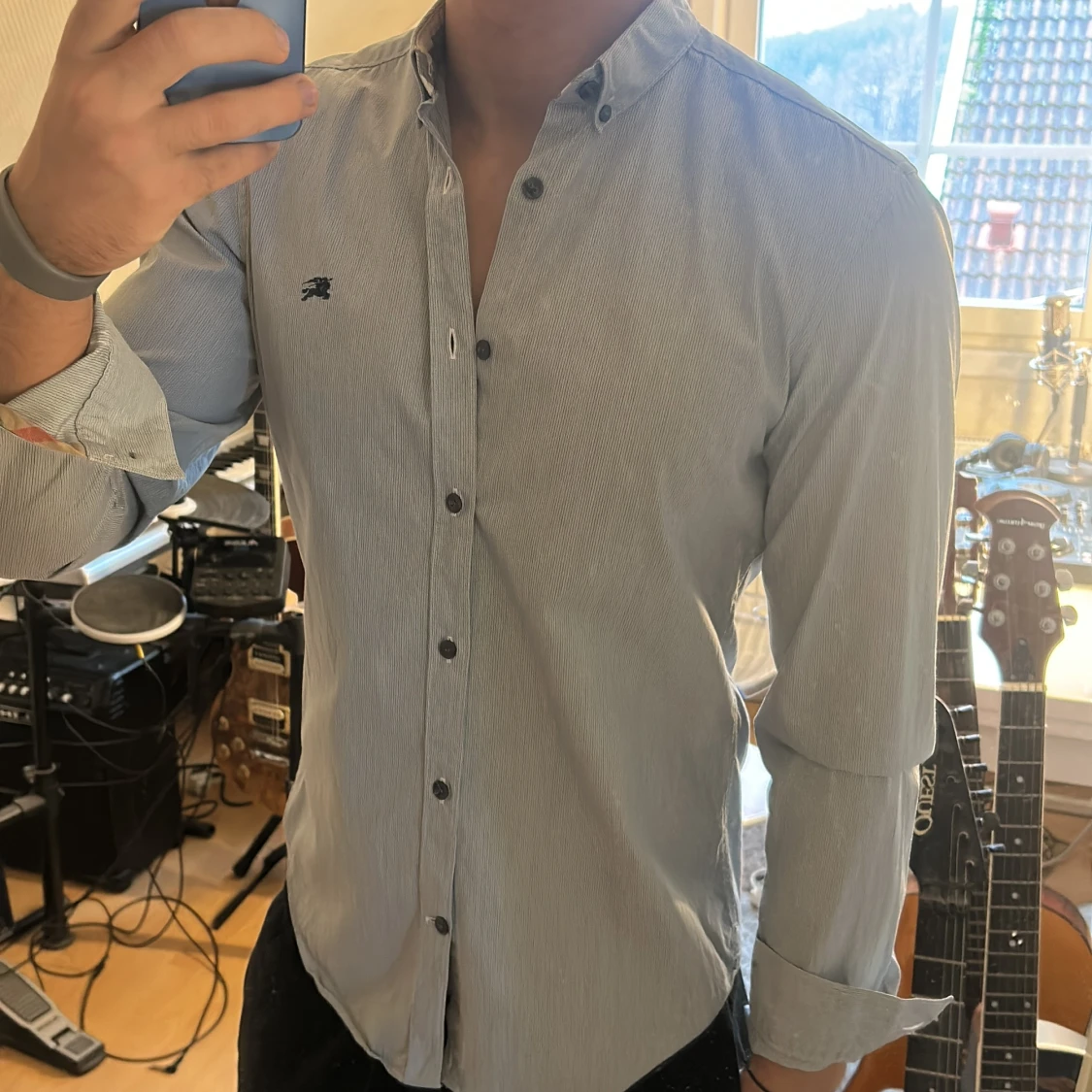 Randig skjorta från Burberry Brit - 1