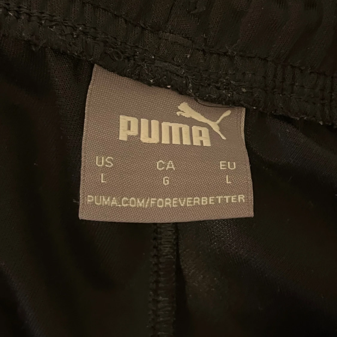 Puma Träningsbyxor Teamliga - Svart/Vit, strl L - 2