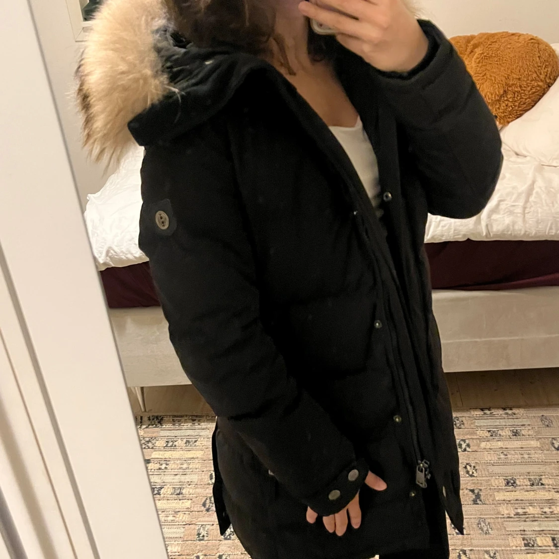Svart HOLLIES Stockholm jacka i mycket bra skick bara använt några gånger. - 3