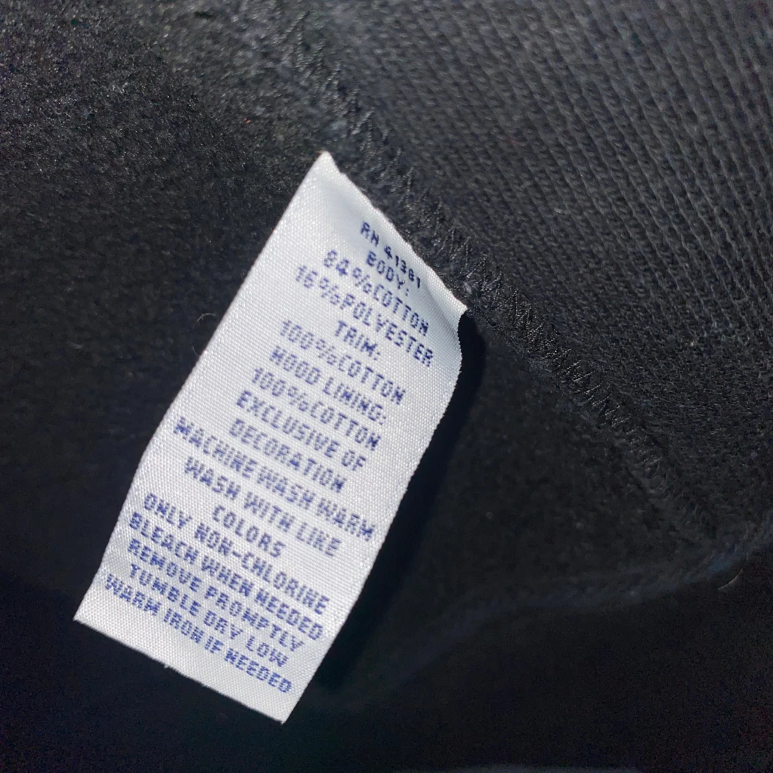 Svart hoodie från Polo Ralph Lauren M - 4