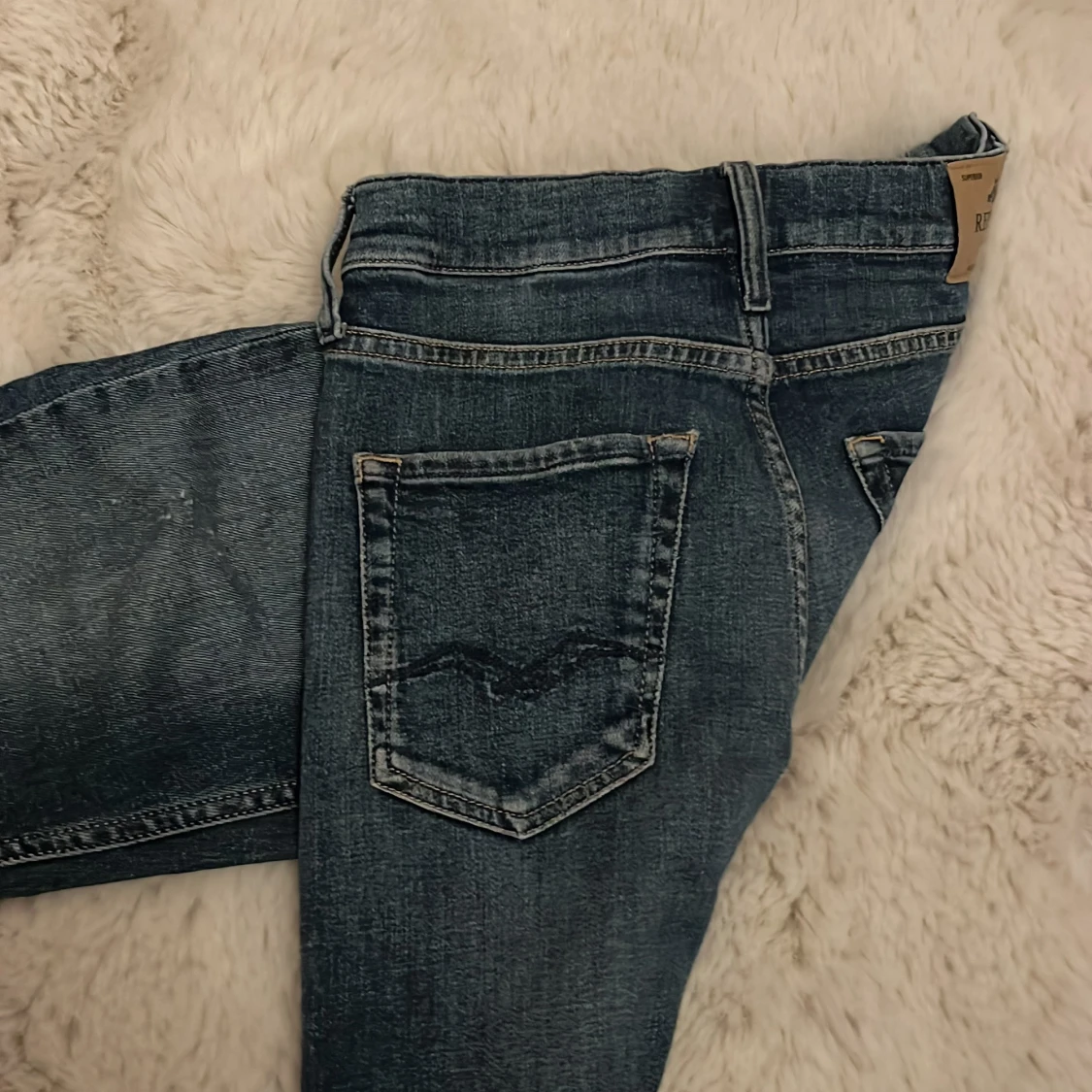 Replay blå jeans Thad straight fit - 2