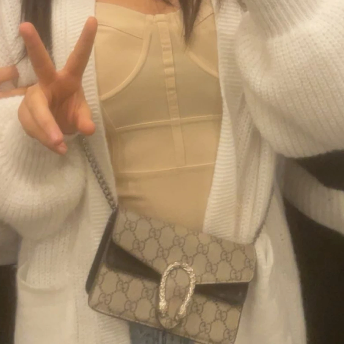 Gucci Dionysus axelväska med kedja