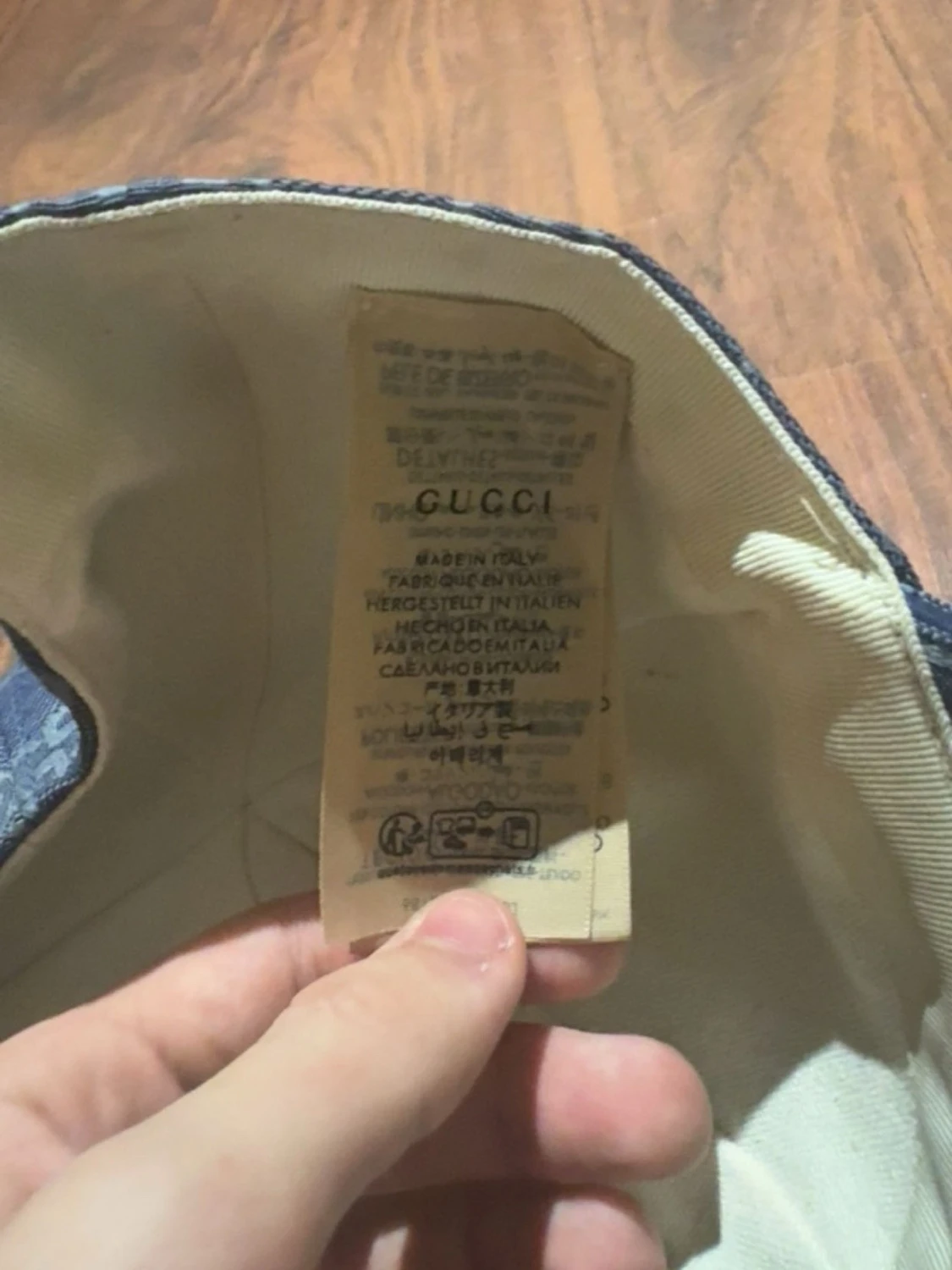 Gucci keps med GG-mönster - 4