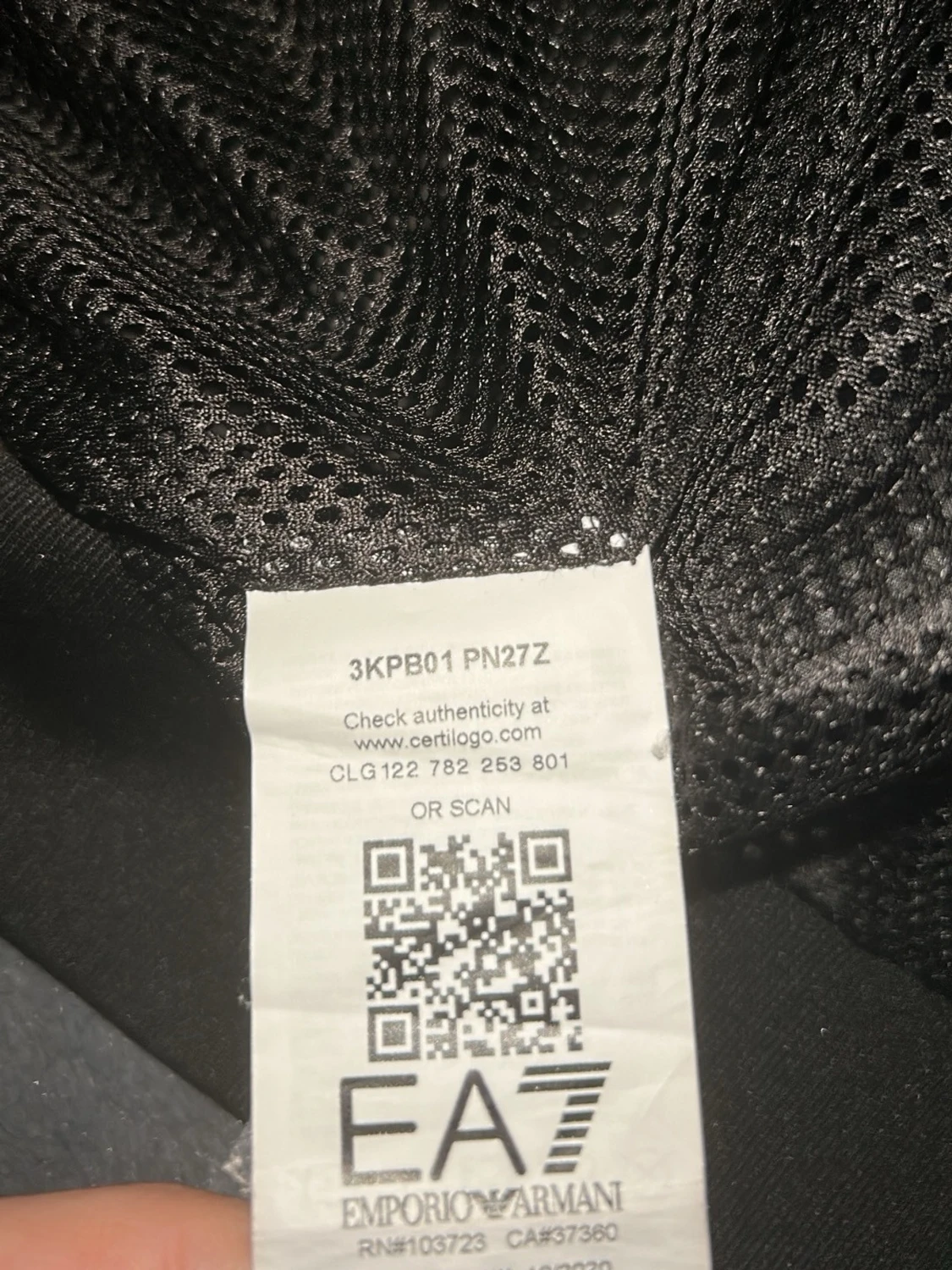 Svart EA7 Emporio Armani vindjacka - 2