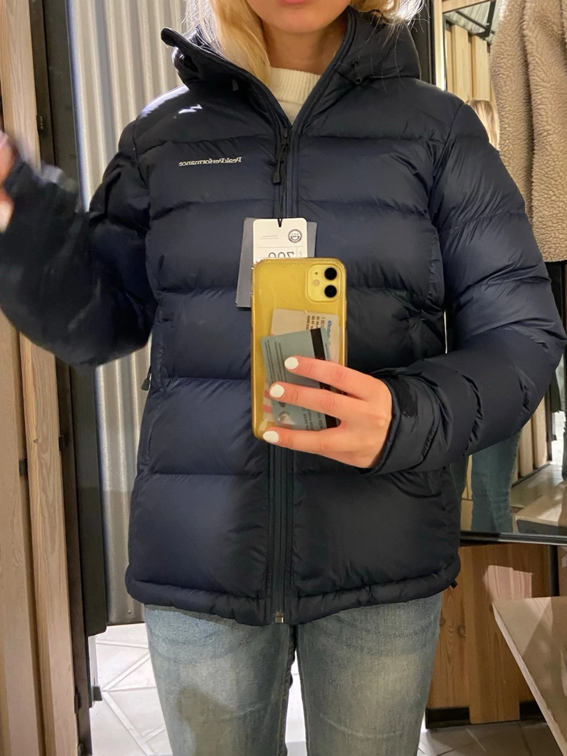 Mörkblå dunjacka Peak Performance - 1