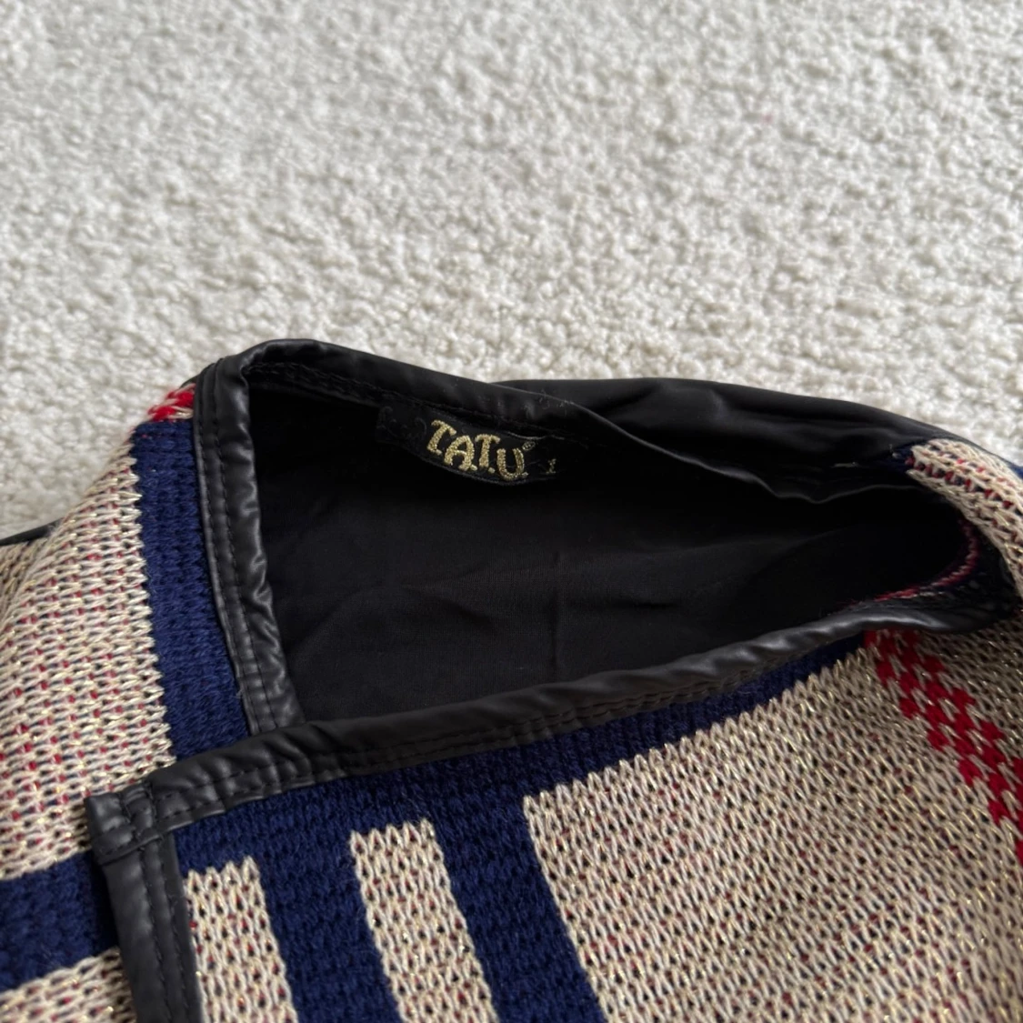 Rutig lång jacka från TATU - 1