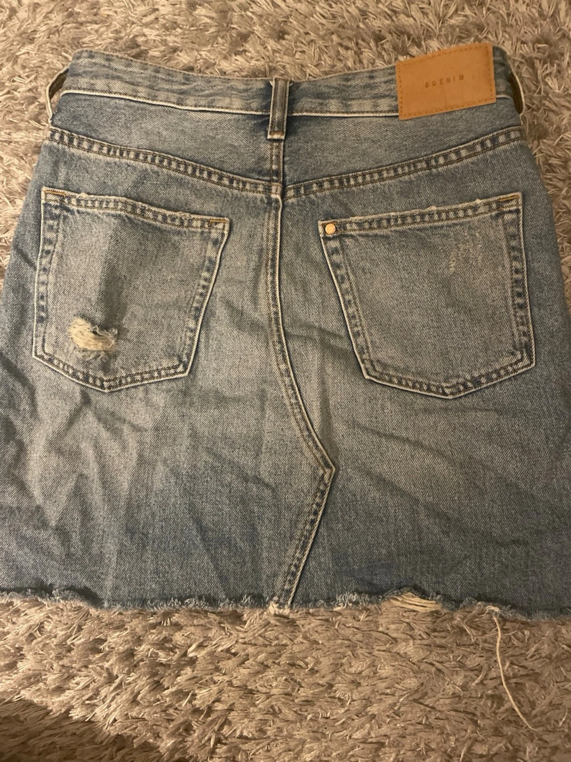 Blå jeanskjol  från A Denim - 1