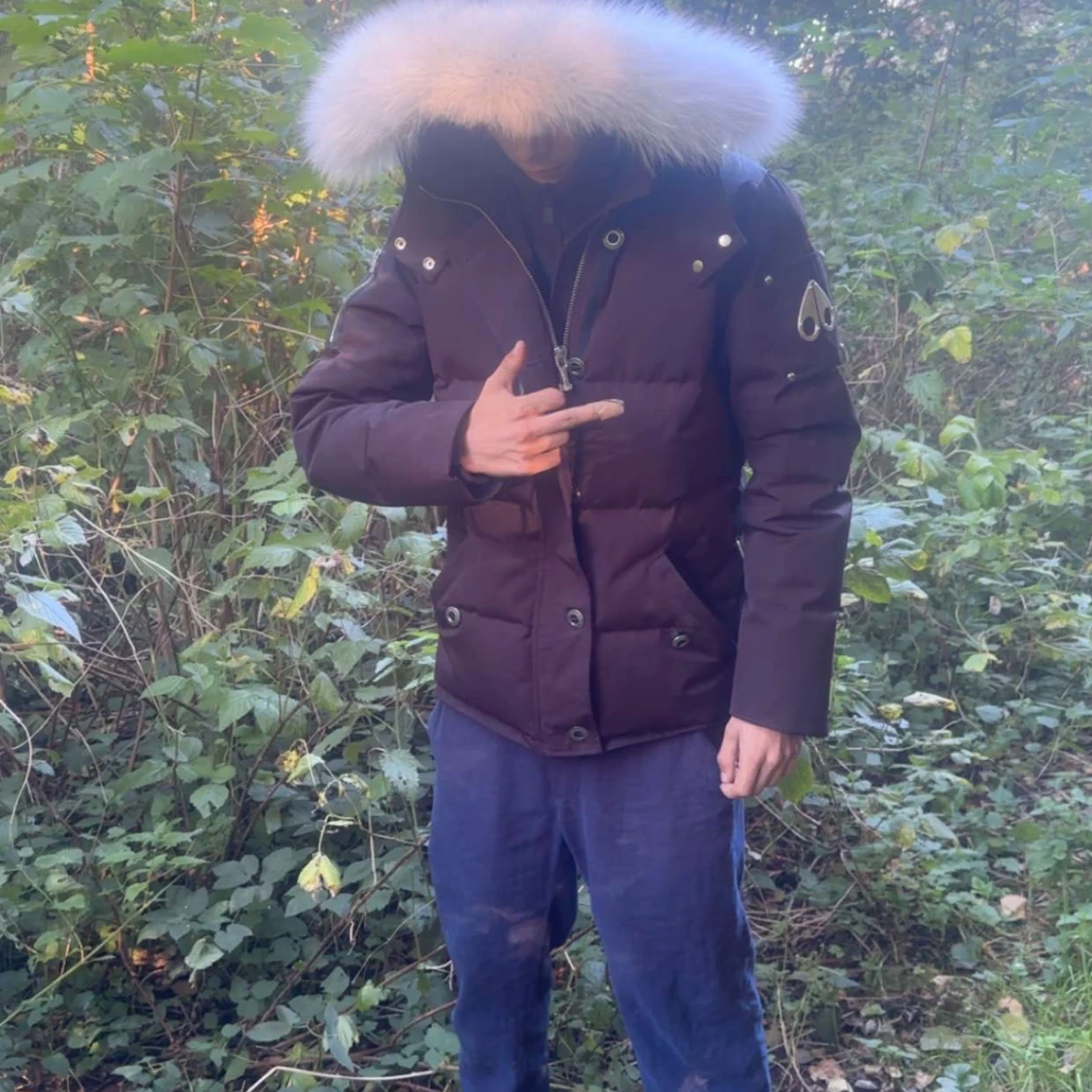 Moose Knuckles dunjacka med pälskrage - 2