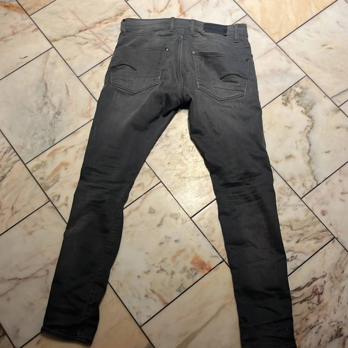 Grå slim jeans från G-Star RAW - 1