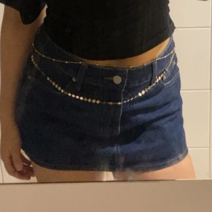 Mörkblå jeanskjol  - Jeanskjol