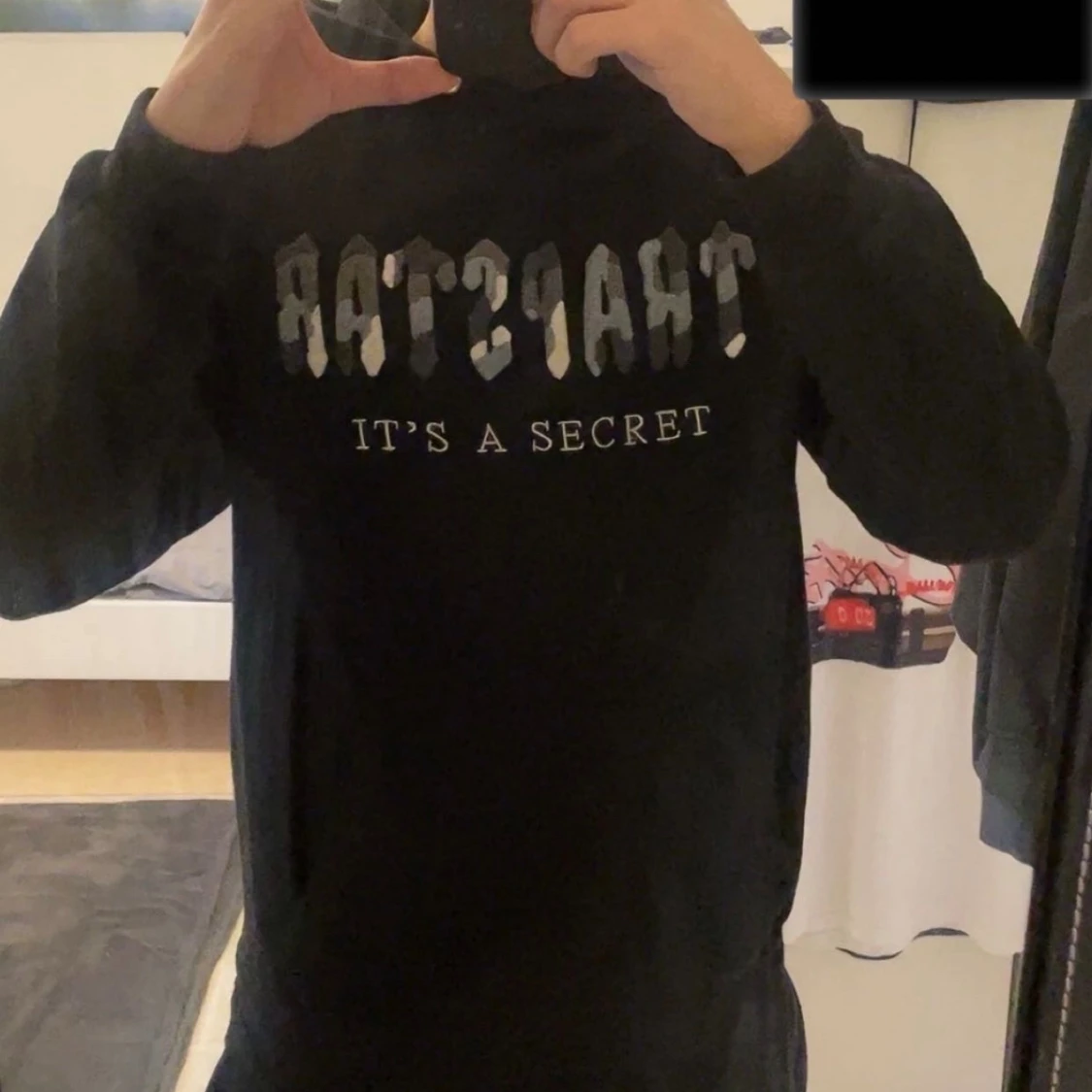 Svart Trapstar Hoodie - 3