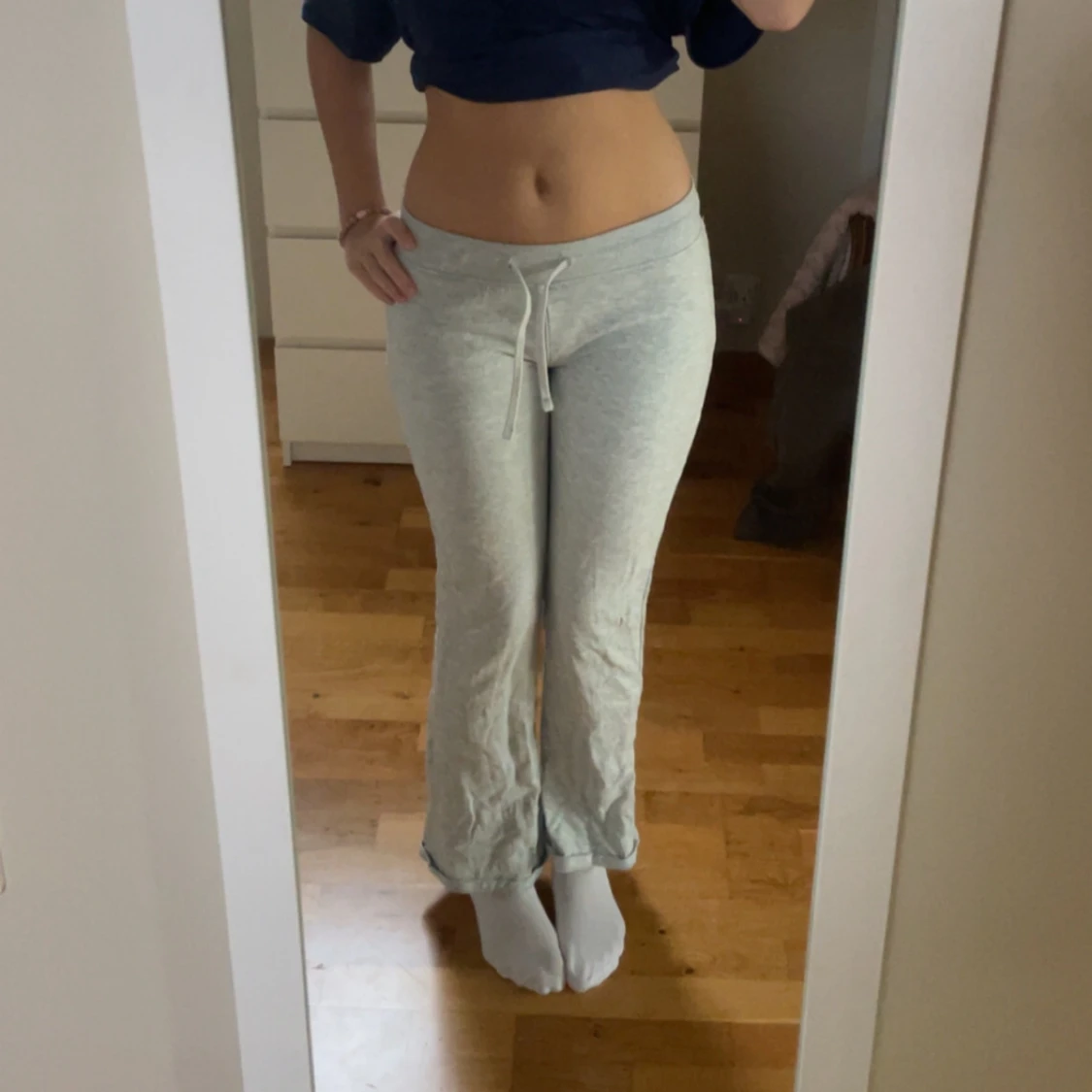 Ljusgrå mjukisbyxor från Zara