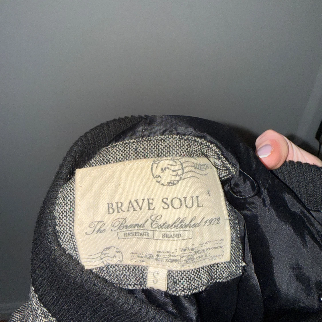 Grå bomberjacka från Brave Soul - 2