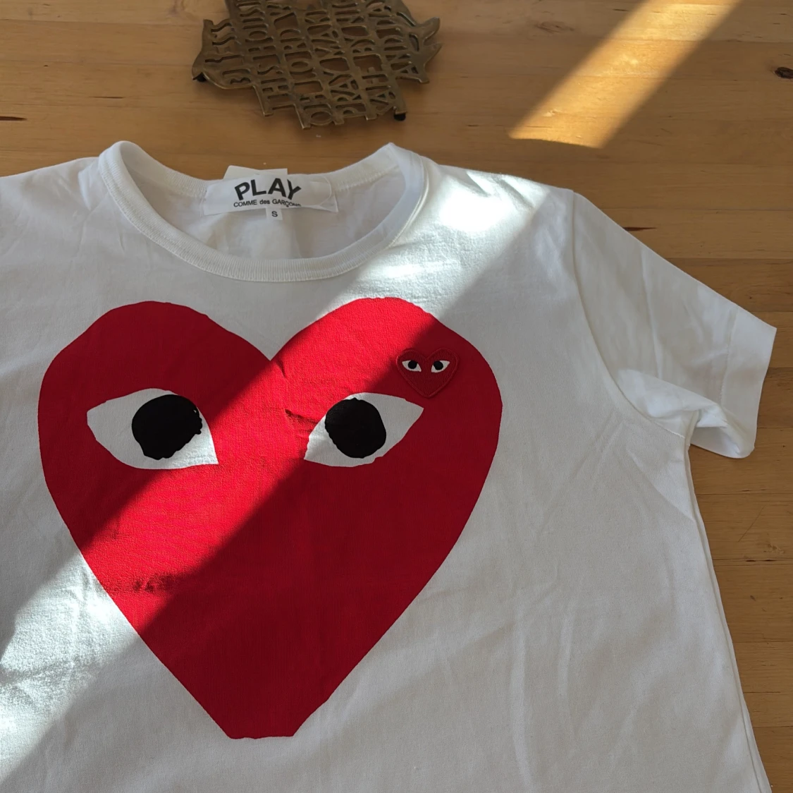 Vit Comme des Garçons Play t-shirt - 1