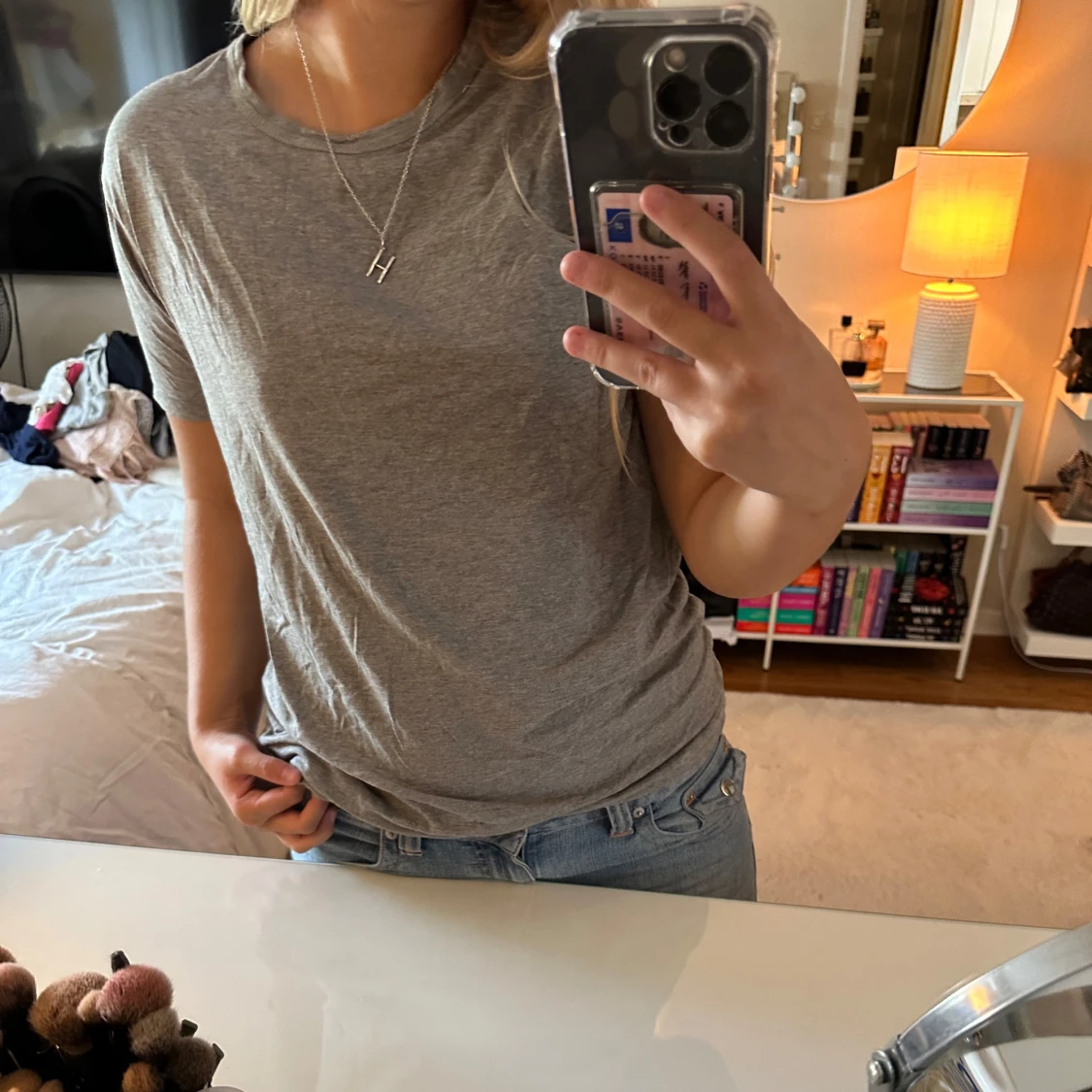 2 Grå basic t-shirts - 3