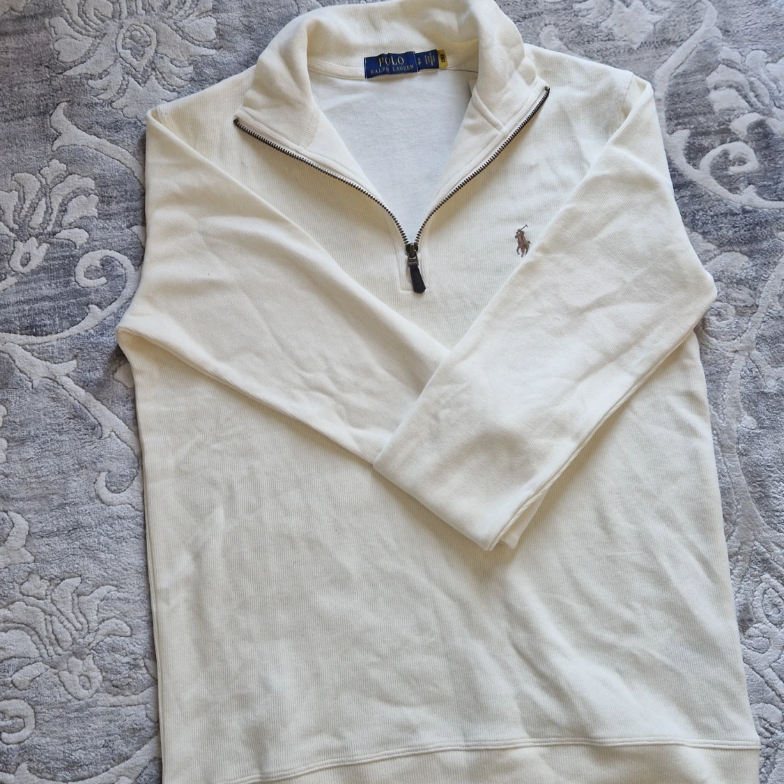 Vit half zip tröja från Polo Ralph Lauren - 1