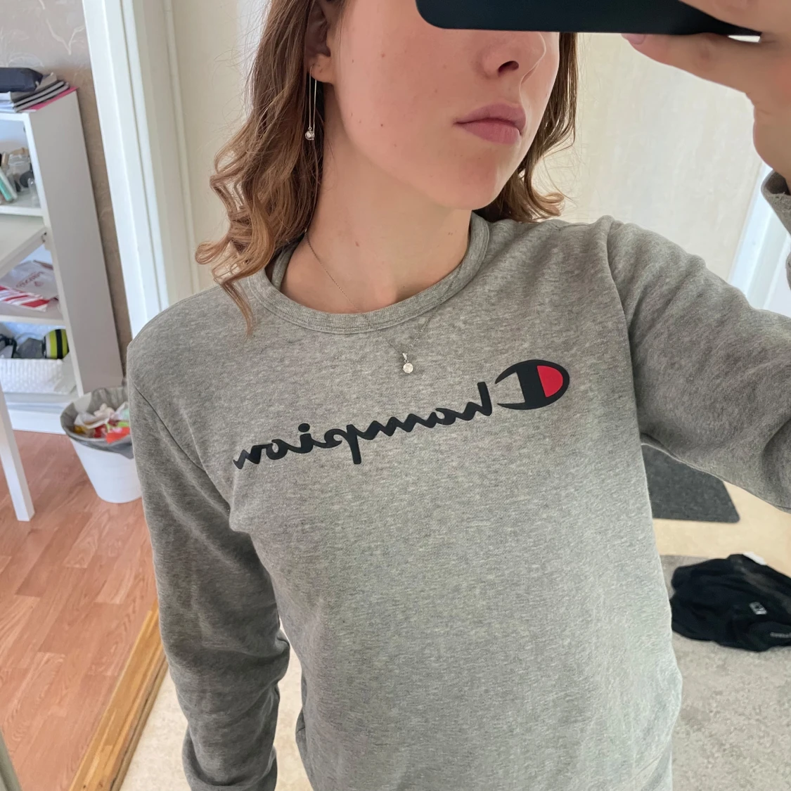 Grå Champion sweatshirt - 1