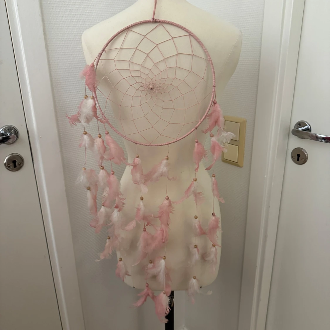 Stor rosa drömfångare