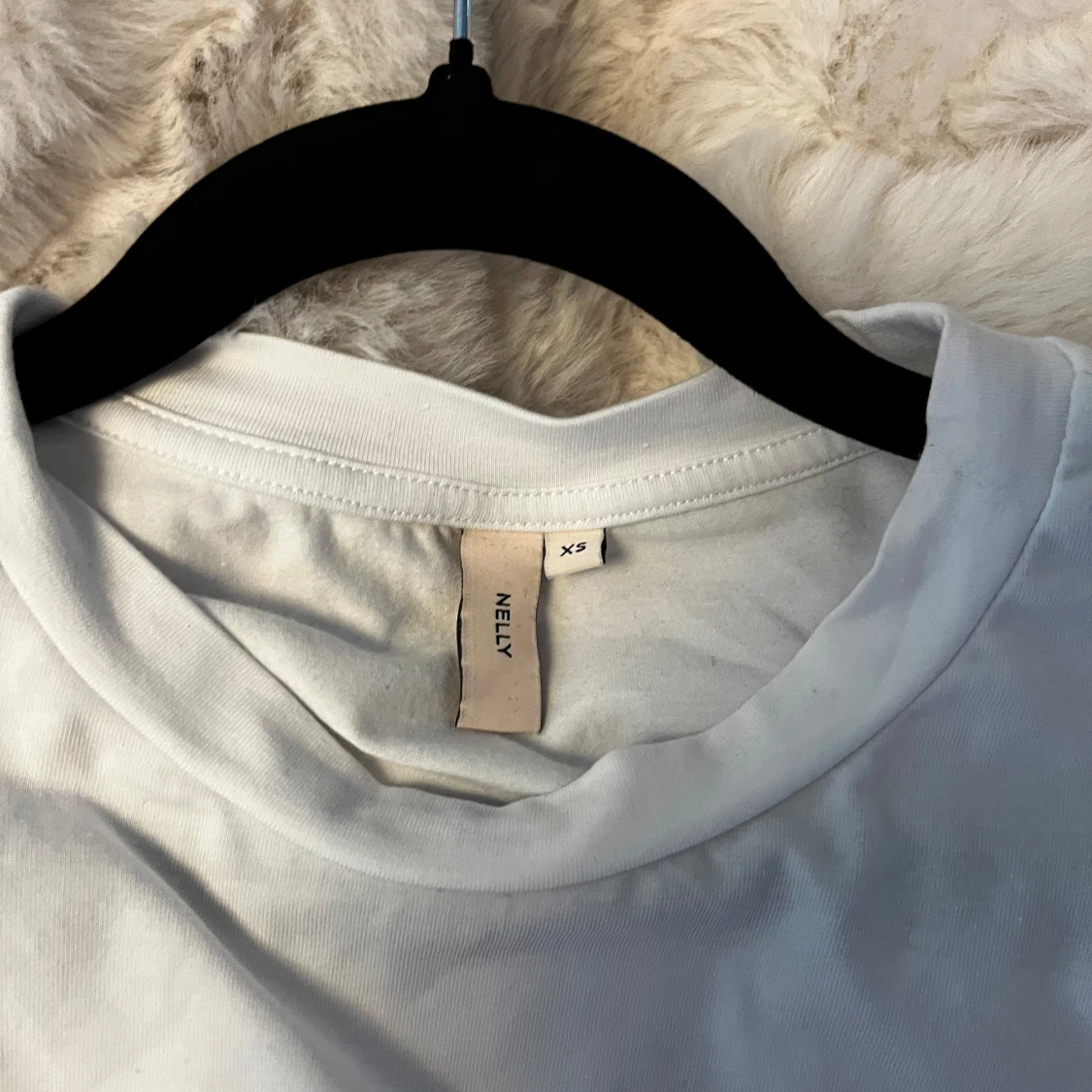 Vit croppad topp från Nelly - 3