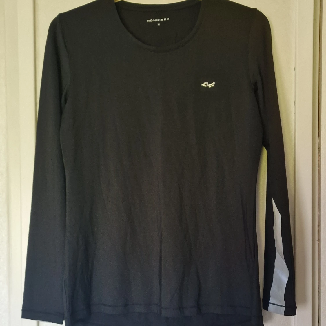 Svart långärmad träningströja Röhnisch