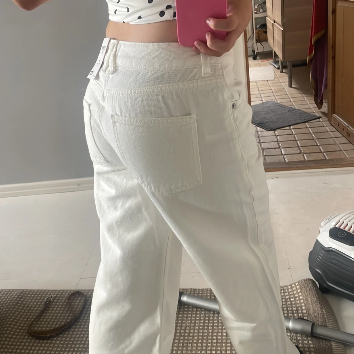 Helt nya Vita wide jeans från lager - 1