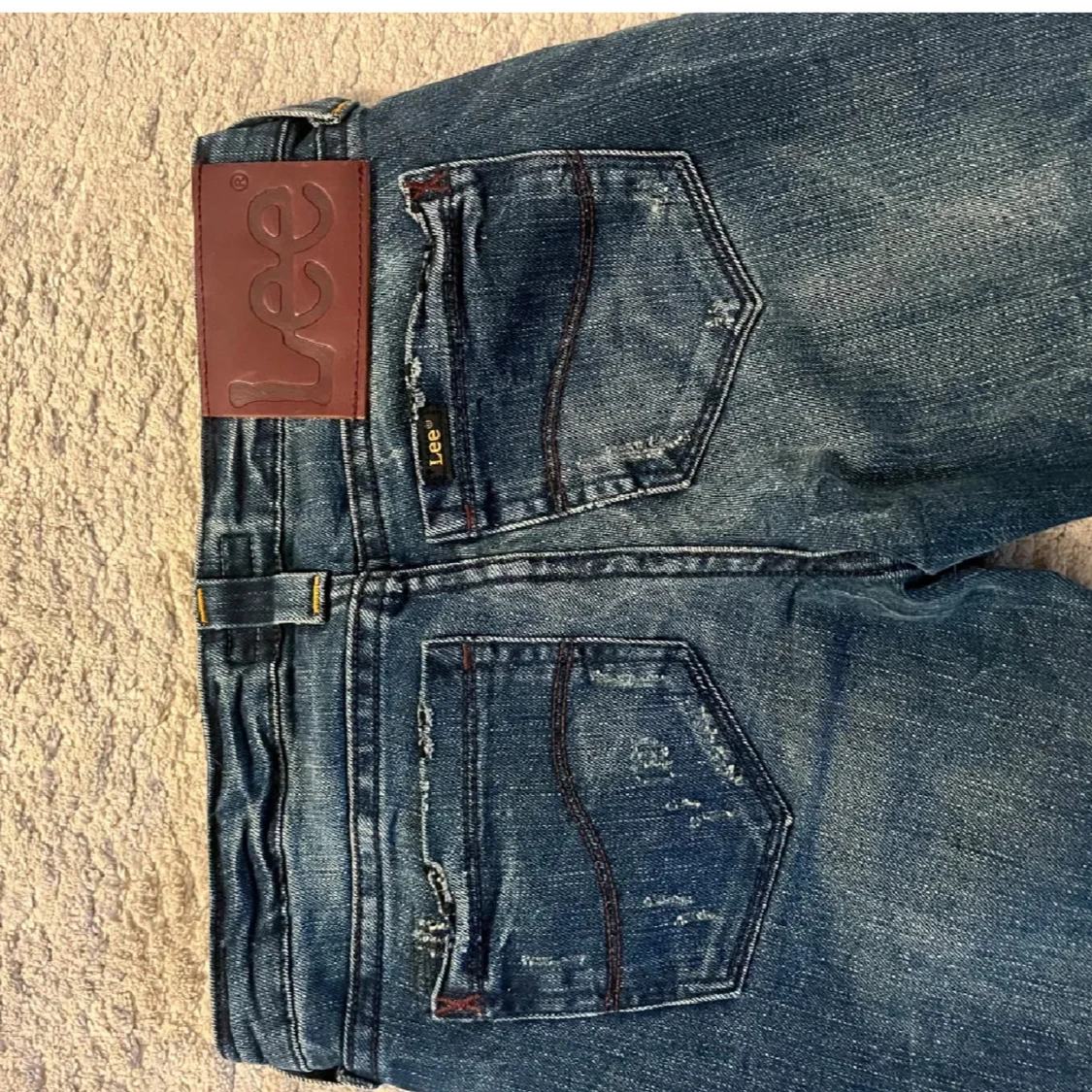 Lågmidjade bootcut jeans - 1