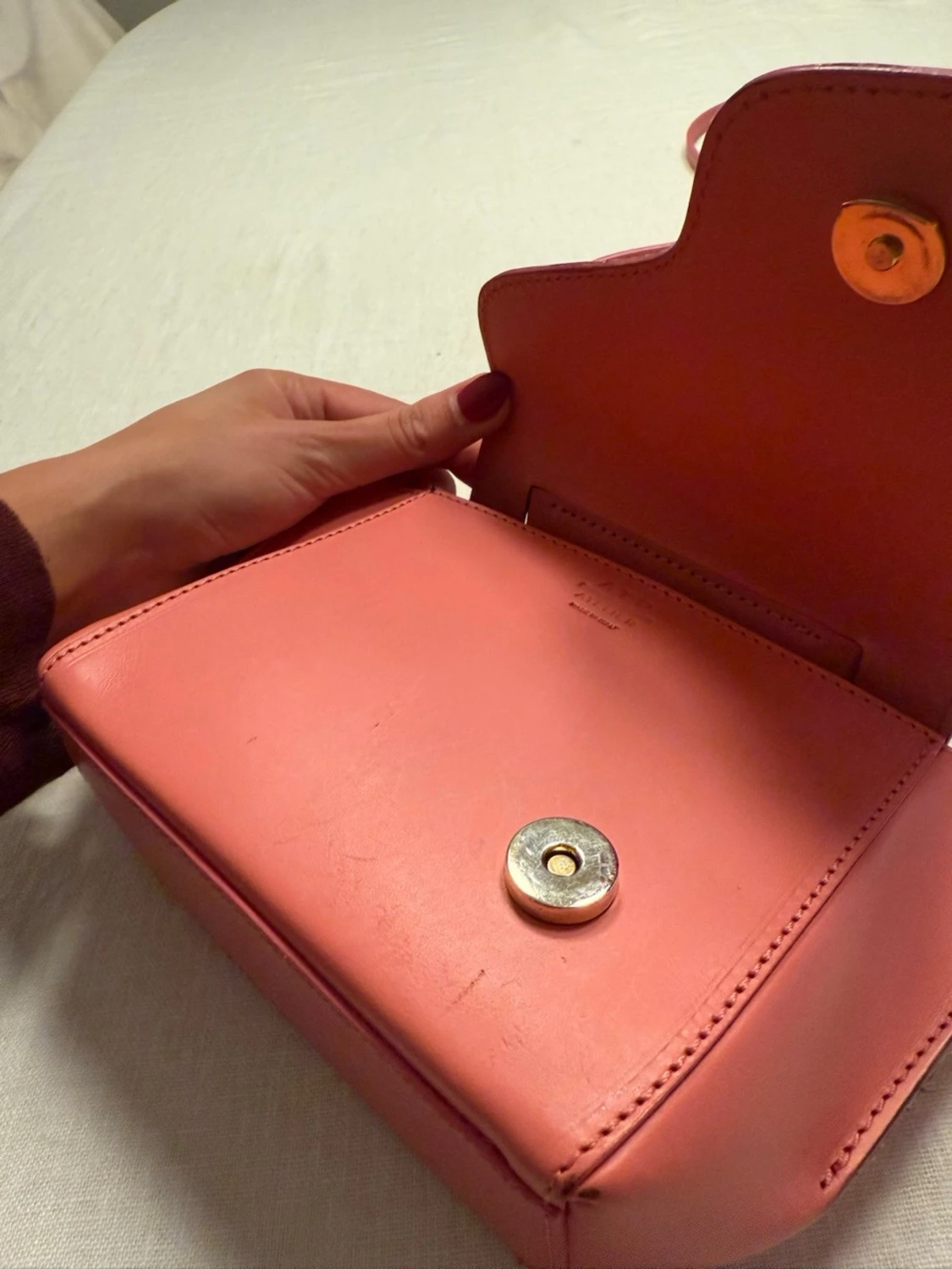 Rosa axelväska från ATP Atelier - 3