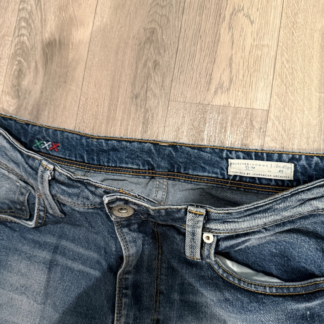 Selected Homme Indigo Slim Jeans  - 2