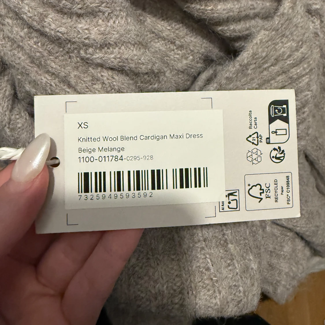 Lång cardigan/klänning - 2