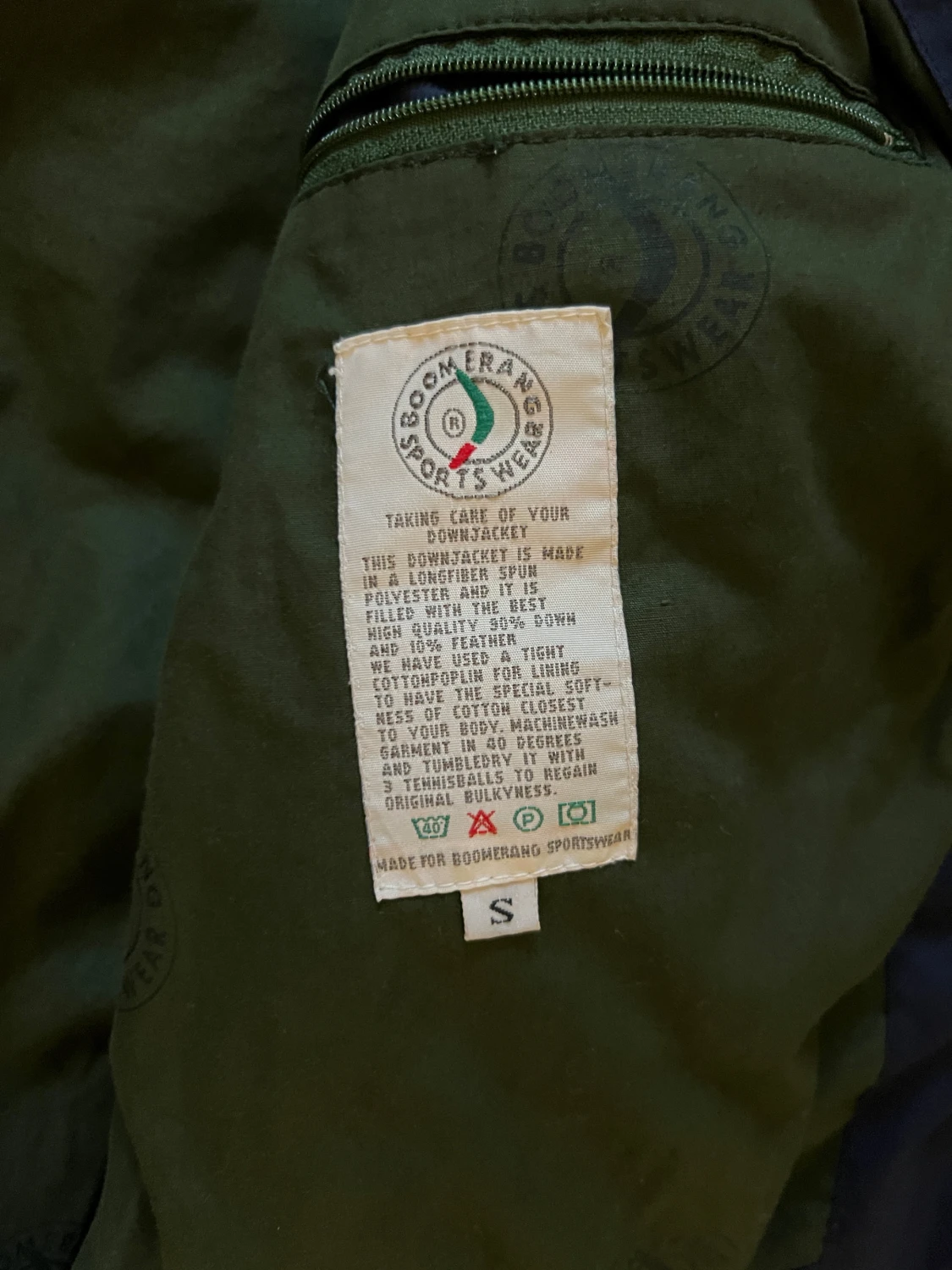 Mörkblå dunjacka/väst från Boomerang S - 2