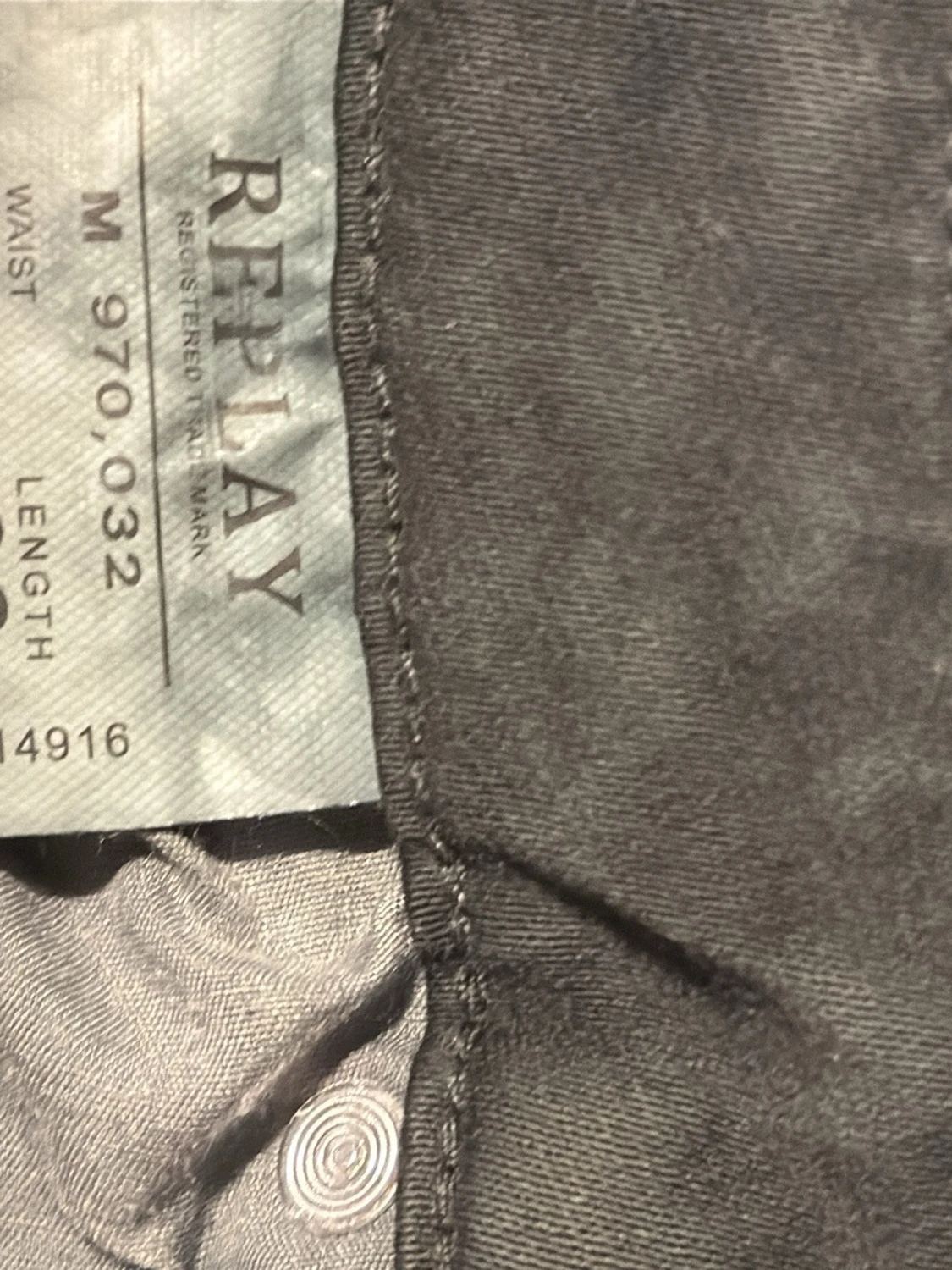 Replay mörkgrå hyperflex jeans - 4