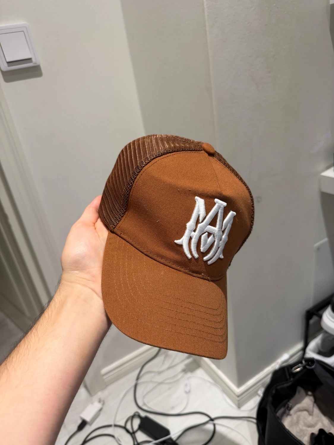 Amiri brown cap