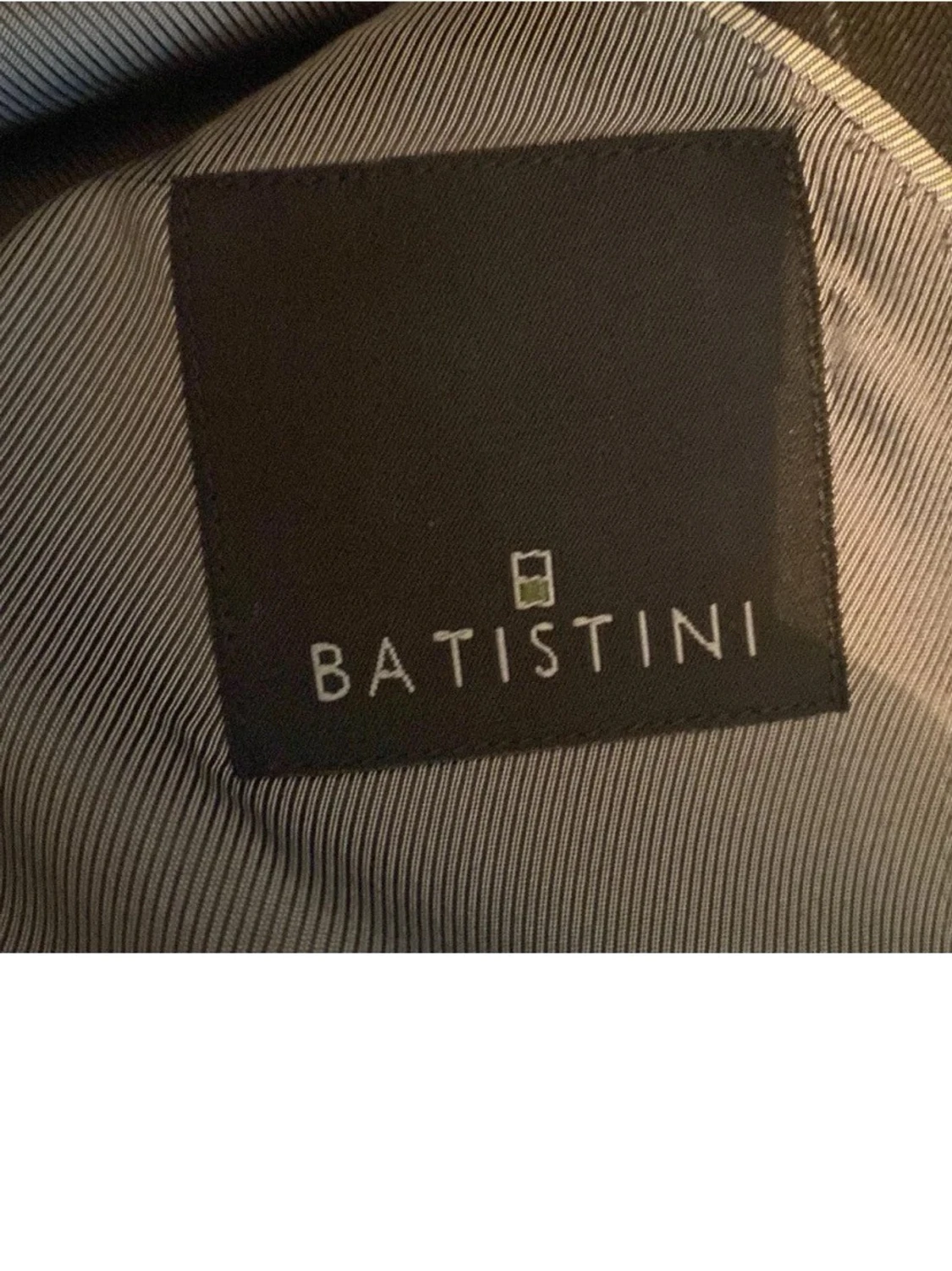 Mörkgrå randig kostym med kavaj - 4