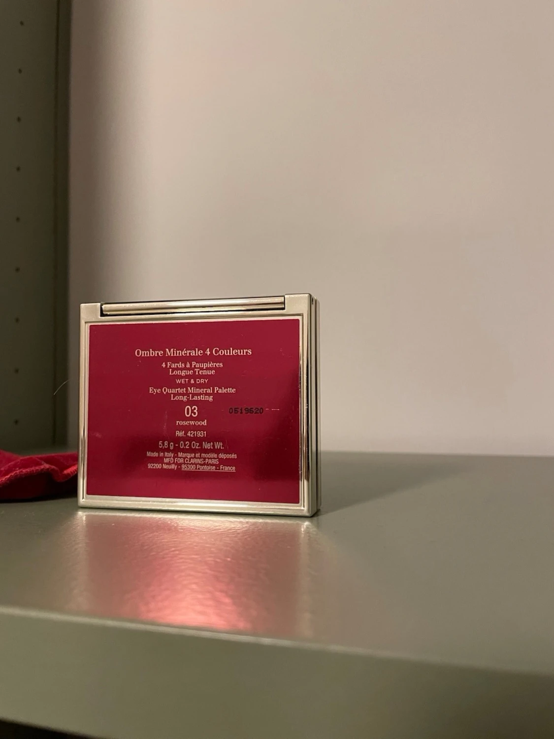 Clarins ögonskuggspalett nude toner - 3