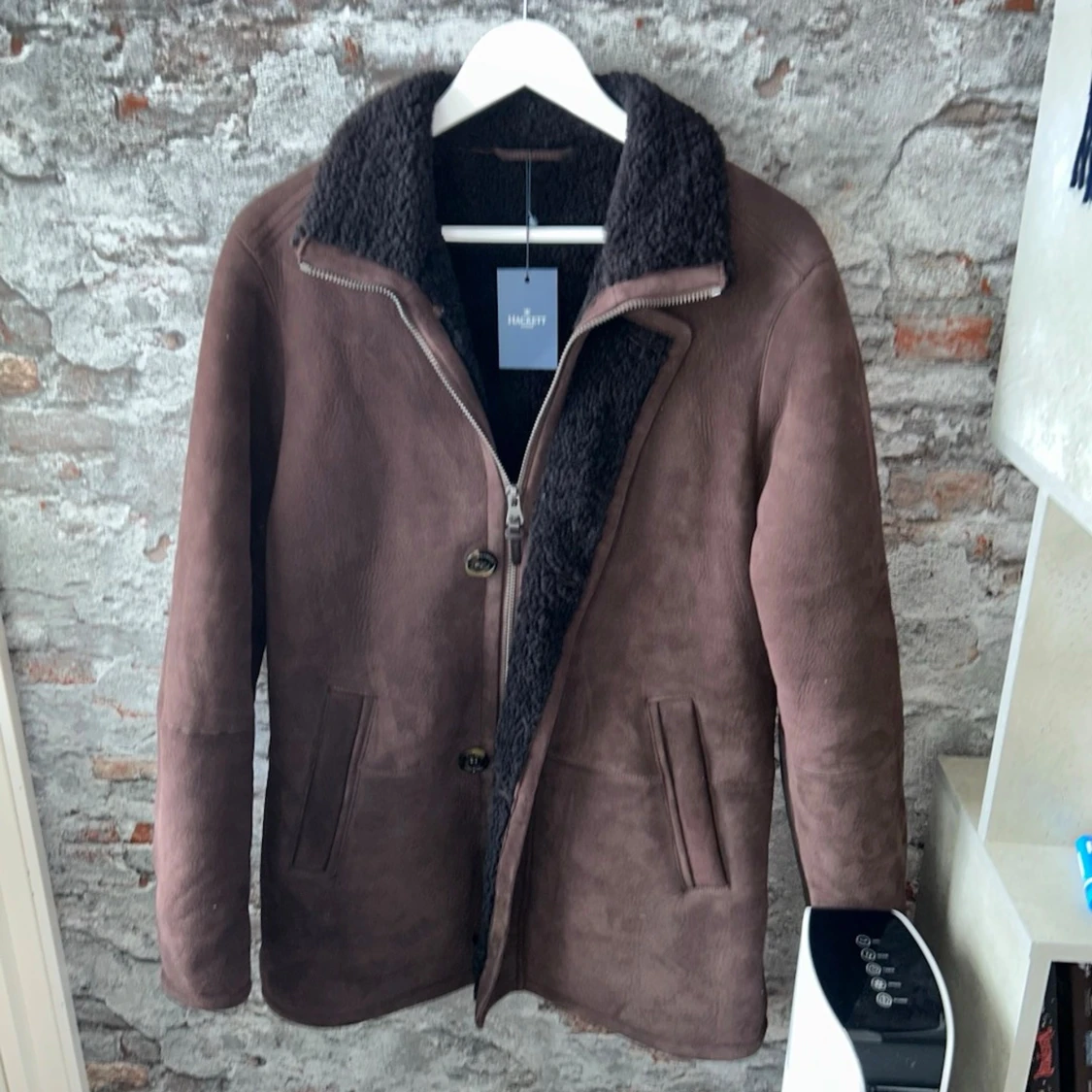 Ny hackett shearlingjacka - 2