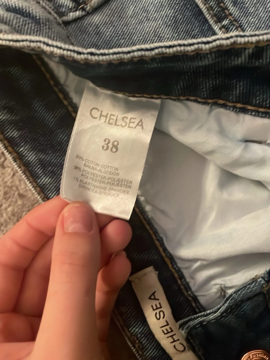 Blå jeanskjol från Chelsea - 4